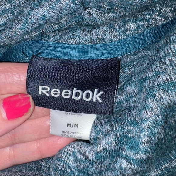Reebok Blue Turtleneck Sweater with High Collar - Picture 3 of 6